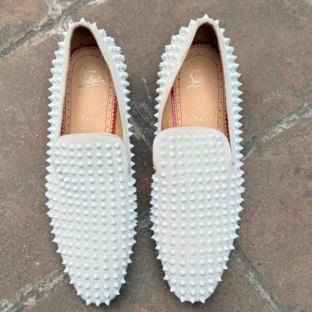 AUTH LOUBOUTIN Dandelion Loafers Size 45 – Worn Twice, Stunning!
